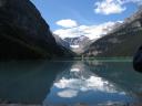 Lake Louise, l’eau est vraiment turquoise (la photo ne fait pas justice)